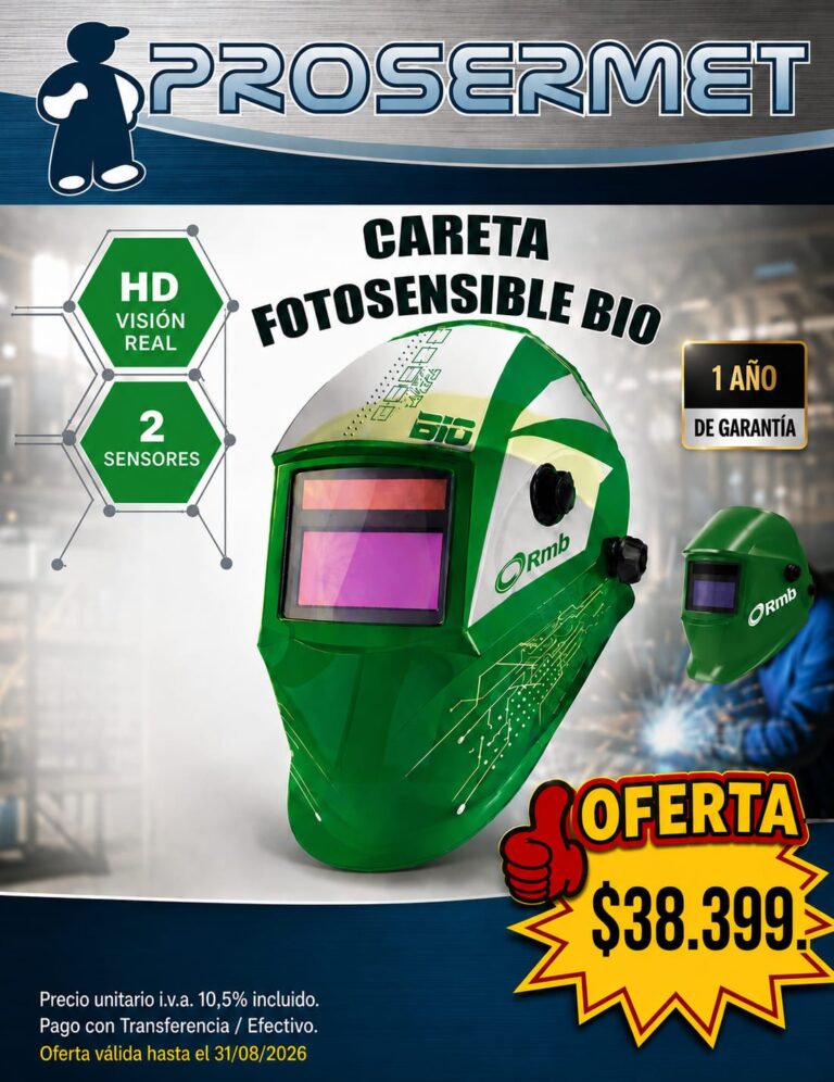 OFERTA.! $ 38399.- CARETA FOTOSENSIBLE "RMB" BIO