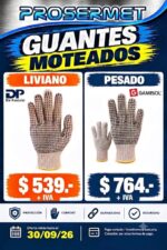 GUANTES MOTEADOS