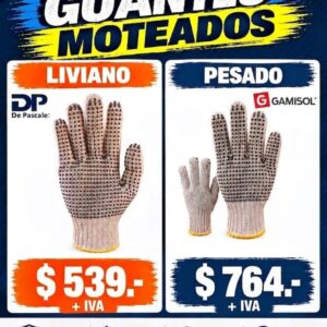 GUANTES MOTEADOS